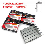 Heavy Duty Big Size Stepler With Free 2000x23/20 Steples Office Stationary - Close-Up Angle