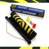 17 Magnetic Rollup Dart Board 6 Darts Large Double Side Dartboard Game