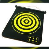 17 Magnetic Rollup Dart Board 6 Darts Large Double Side Dartboard Game