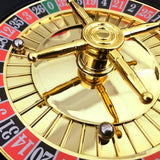 Wine Game Shot Drinking Roulette Set with Casino Spin Glass Shot Party Bar Game - Side View