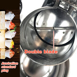 Electric Ice Crusher Ice Shaver Snow Cone Maker Machine Home Commercial AU Plug - 45-Degree Angle