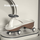 Moka White-Glide Walker Swing Car Twist Car Rind On Toy  Italian Designer For Children Outdoor - Extra Image