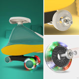 Yellow-Glide Walker Swing Car Twist Car Rind On Toy  Italian Designer For Children Outdoor - Front View
