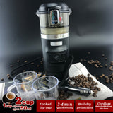 12V Portable Espresso Maker for Cars - Complete Moka Coffee Set with Cups and Accessories