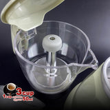 Latest Styles Electric Aluminum Espresso Moka Coffee Maker 3cups Italian Classic - Cream - 45-Degree Angle