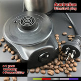 Automatic Red Electric Coffee Maker for Turkish, Greek, and Arabic Coffee with Anti-Overflow Sensor - Side View