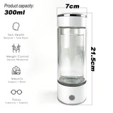 300ml H2 Hydrogen Water Bottle Alkaline Ionizer High compatibility AU - Top-Down View