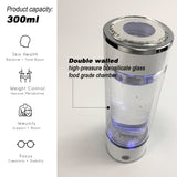 300ml H2 Hydrogen Water Bottle Alkaline Ionizer High compatibility AU - Rear View