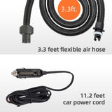 Electric 16PSI HT-781 High Pressure SUP Electric Air Pump 12V DC Paddle Board 16/20PSI Auto-Off - Rear View