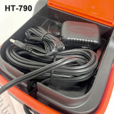 Electric & Battery Powered  HT-790 High Pressure SUP Electric Air Pump 12V DC Paddle Board 16/20PSI Auto-Off - Close-Up Angle