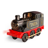 Electric Christmas Classic Train Toy Kids Set Railway Music With 16pcs Tracks AU STOCK - Rear View