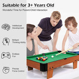 Wooden Mini Snooker Tables Billiards Game Pool Table Set Toy Extra Size For Kids - Extra Image