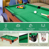 Wooden Mini Snooker Tables Billiards Game Pool Table Set Toy Extra Size For Kids - Extra Image