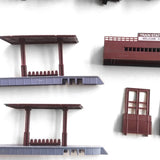 Electric Classic Toy Train Set Vehicle Rail Track Carriages Kids - Close-Up Angle