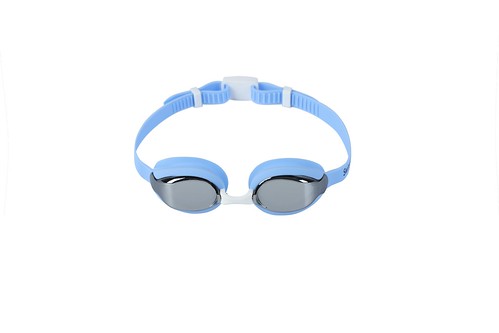 Kids' Silver Mirrored Lens Swim Goggles