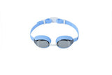 Kids' Silver Mirrored Lens Swim Goggles