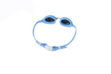 Kids' Silver Mirrored Lens Swim Goggles - Front View