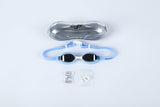 Kids' Silver Mirrored Lens Swim Goggles - Side View