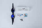 Prescription Swimming Goggles with Mirrored Lenses -4.0 - Side View