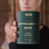 Teelixir Organic Ashwagandha Root 100g - 45-Degree Angle
