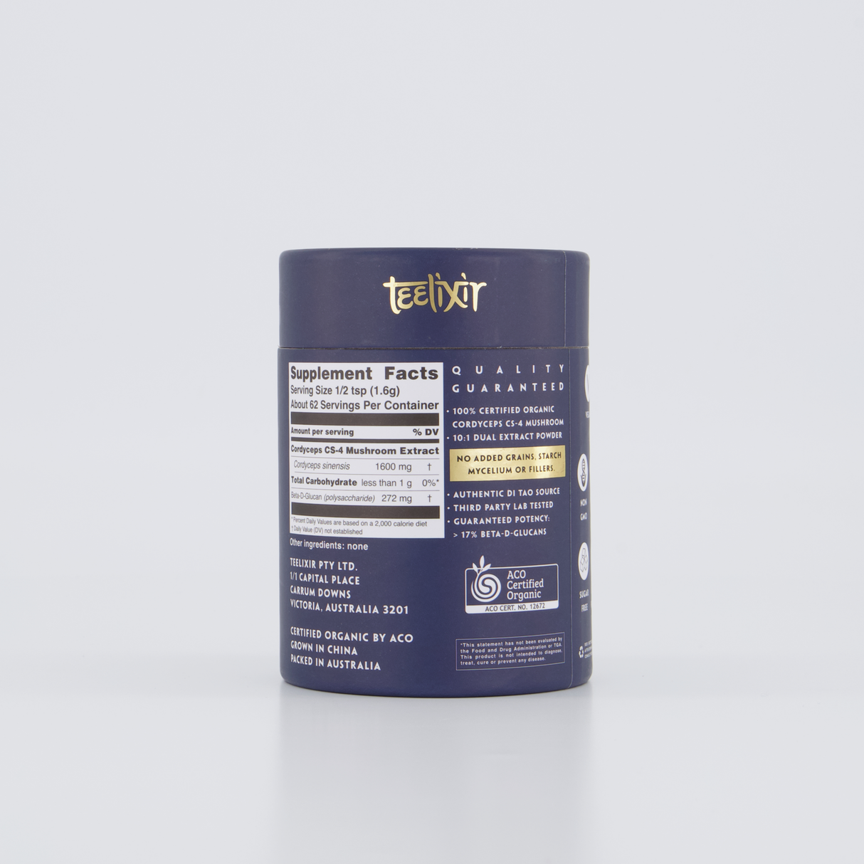 Teelixir Organic Cordyceps Mushroom 500g