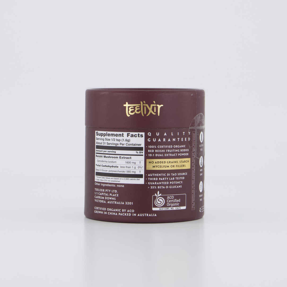 Teelixir Organic Reishi Mushroom 1Kg