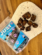 1x Just Beef Puffs (lung cubes) - 45-Degree Angle