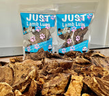 1x Just Lamb Lung - 100g - 45-Degree Angle