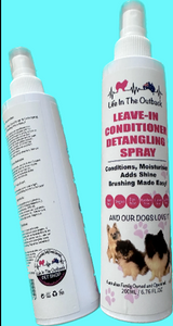 1x Life in the outback Leave-in conditioner detangling spray - Front View