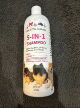 1x Life in the outback 5 in 1 Shampoo - Top-Down View