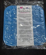 1x LIFE IN THE OUTBACK PET LICK PAD - Blue - Side View