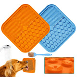1x LIFE IN THE OUTBACK PET LICK PAD - Orange - 45-Degree Angle