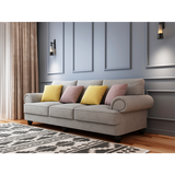 The Cloud Nine 3-Seater Sofa Grey - Front View