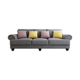 The Cloud Nine 3-Seater Sofa Slate Grey - Top-Down View