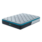 Palermo Contour 20cm Encased Coil Queen Mattress CertiPUR-US Certified Foam - Side View