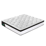 Palermo King Single 25cm Gel Memory Foam Mattress - Dual-Layered - CertiPUR-US Certified - Top-Down View