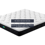 Nova hybrid 28cms thickness pocket spring mattress-queen - Rear View