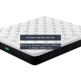 King Size 30cm Tencel Latex Soft Pocket Spring Mattress - Side View