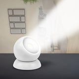 Brillar Motion Activated Swivel Ball Light - Side View