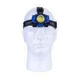 Brillar 3 Mode Headlamp - Blue - Front View