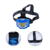 5 Mode Headlamp with COB LED Technology-Blue/Black - Black - Top-Down View