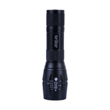 Aluminium 5-Mode Tactical LED Flashlight - Side View