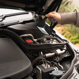 Brillar Swivel Stand Worklight - Black - Top-Down View