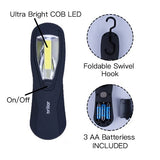 300 Lumens Ultra Bright Work Light with COB LED Technology-Black/Navy - Navy - Front View