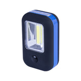 Mini Bright Work Light with COB LED Technology-black/blue - Front View