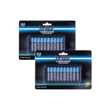 2x Brillar AAA Platinum Alkaline Batteries 10pk - Front View