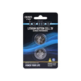 Brillar CR2025 Lithium Button Cell 2pk - Front View