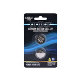 Brillar CR2032 Lithium Button Cell 2pk - Front View