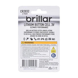 Brillar CR2032 Lithium Button Cell 2pk - Side View