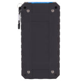 Brillar 8000mAh Solar USB Power Bank 200 Lumens LED Torch - Top-Down View